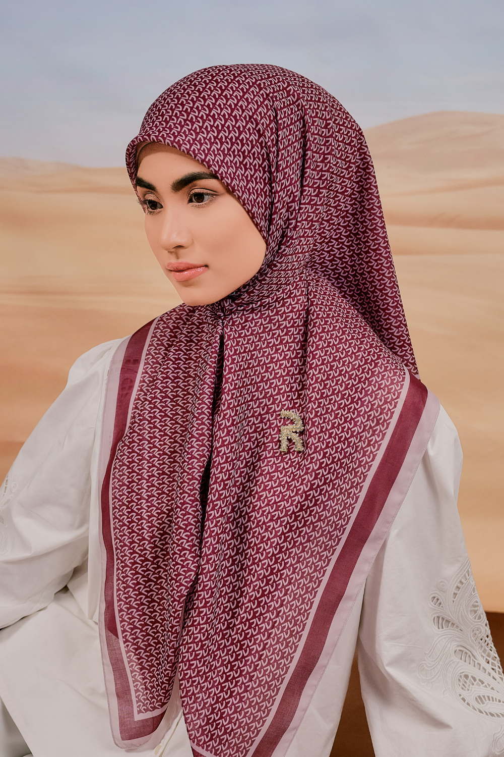 Mori Scarve in Mulberry