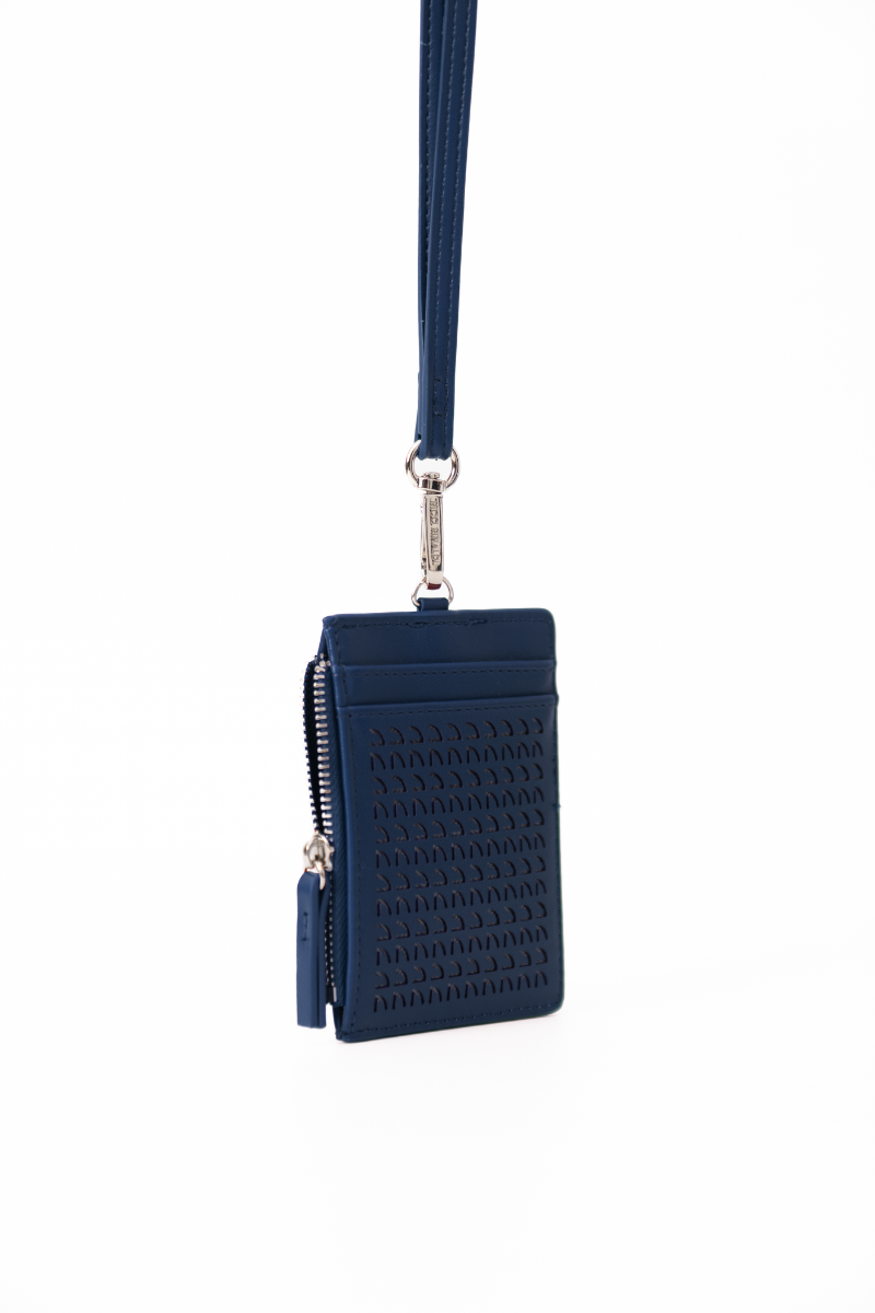 Signature Card Holder in Navy Blue