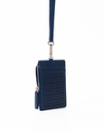 Signature Card Holder in Navy Blue