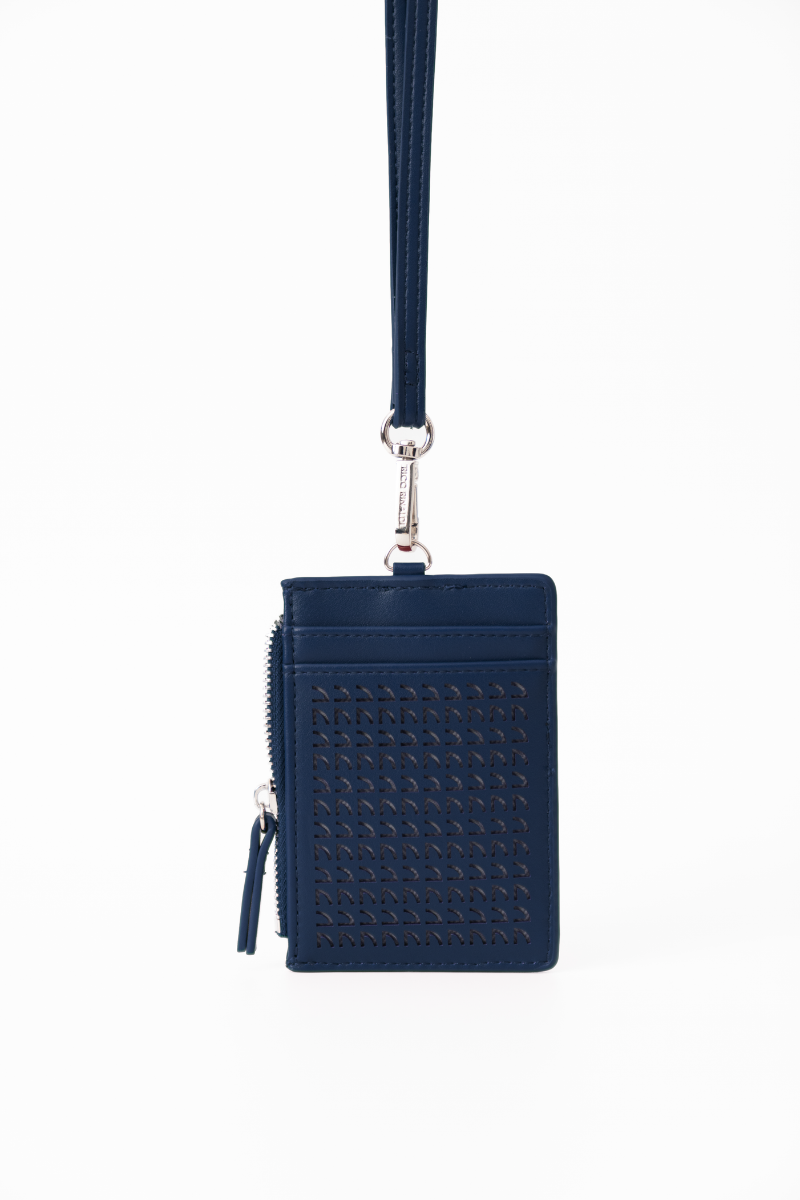 Signature Card Holder in Navy Blue