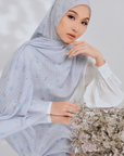 Hanami Shawl in Powder Blue