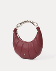 Croissant Bag in Red Velvet