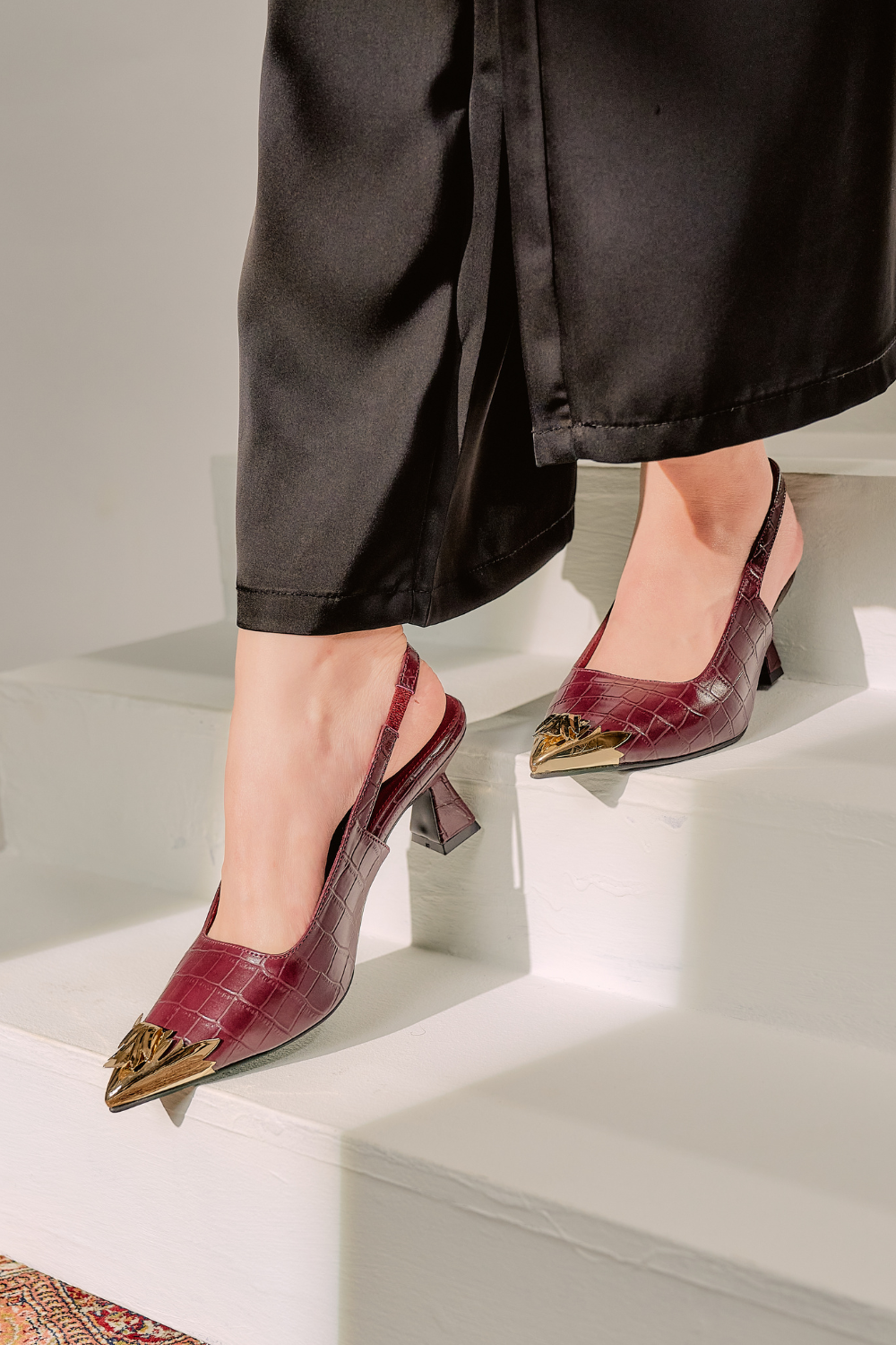 Dayang Heels in Red Wine