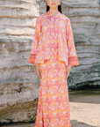 Sahira Modern Kurung Summeraya 2026 in Peach