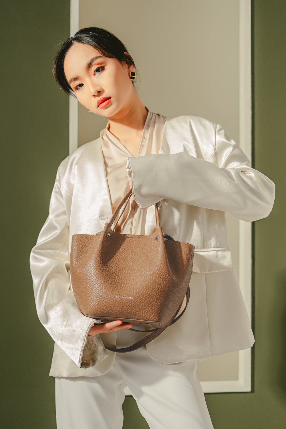 Tikka Tote Bag in Tanskin