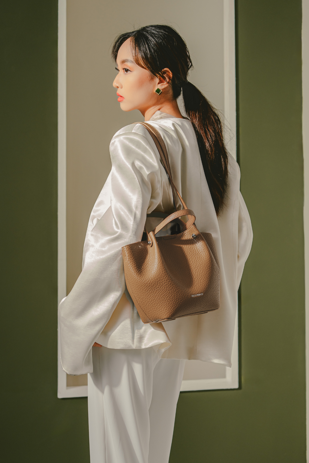 Tikka Tote Bag in Tanskin