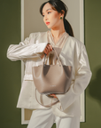 Tikka Tote Bag in Taupe