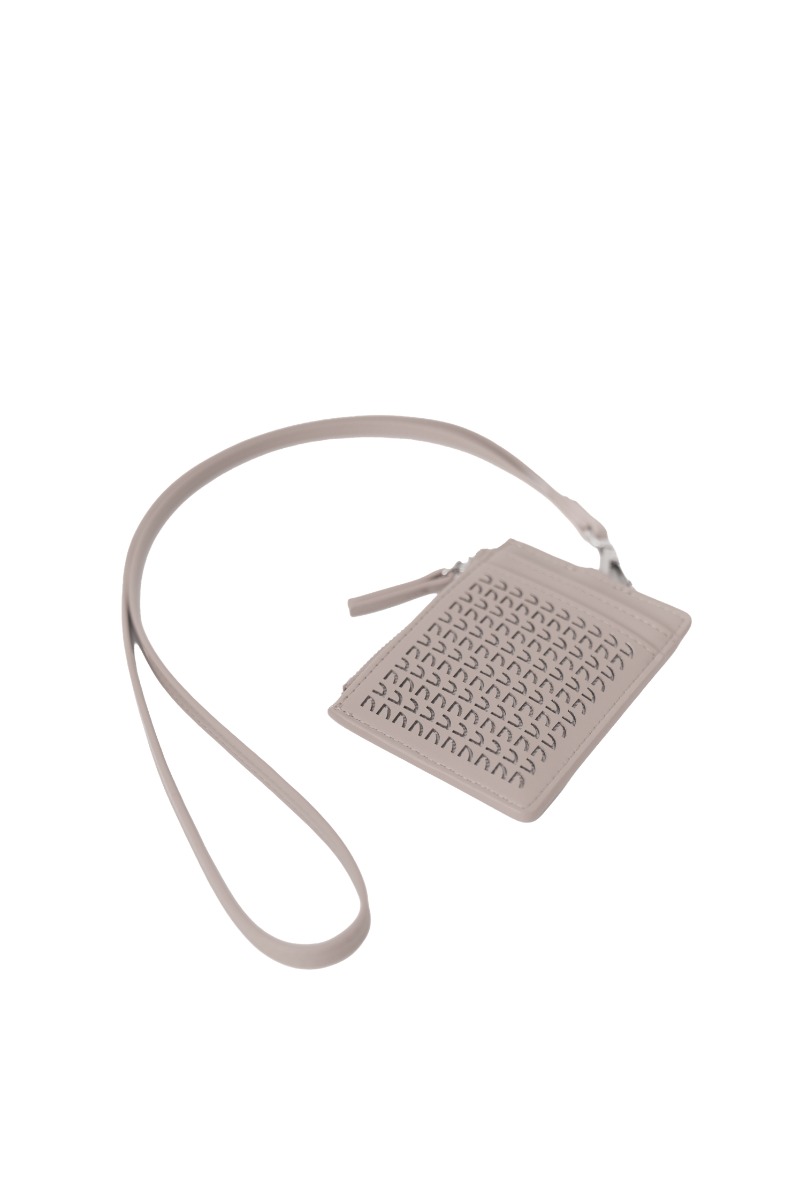 Signature Card Holder in Taupe