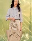Tie Me in Taupe