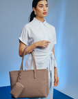 Jiro Tote Bag in Taupe