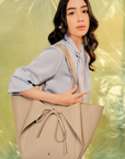 Tie Me in Taupe
