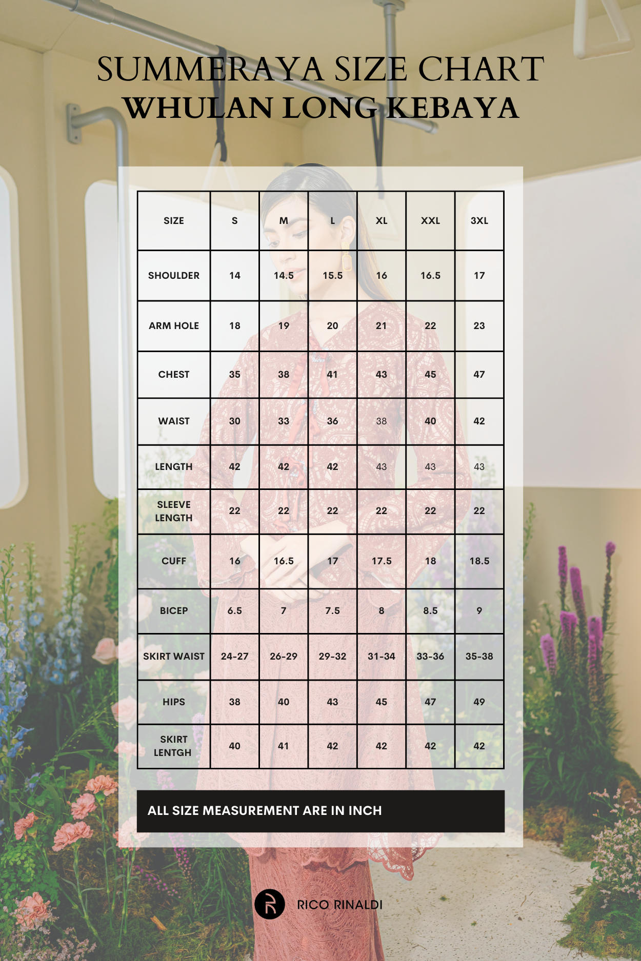 Whulan Long Kebaya Summeraya 2025 in Grey