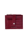 Teo Small Wallet in Wine