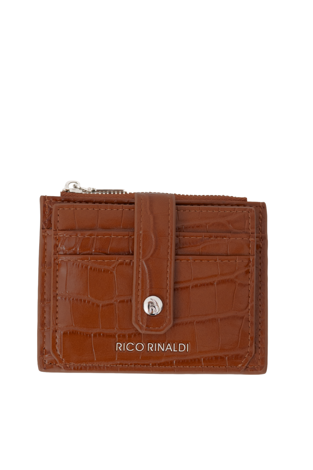Teo Small Wallet in Wood Brown