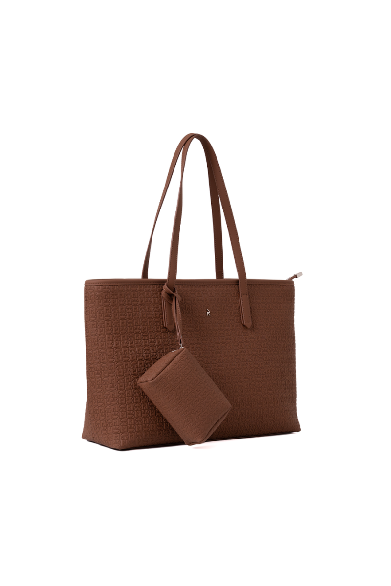 Jiro Tote Bag in Wood Brown