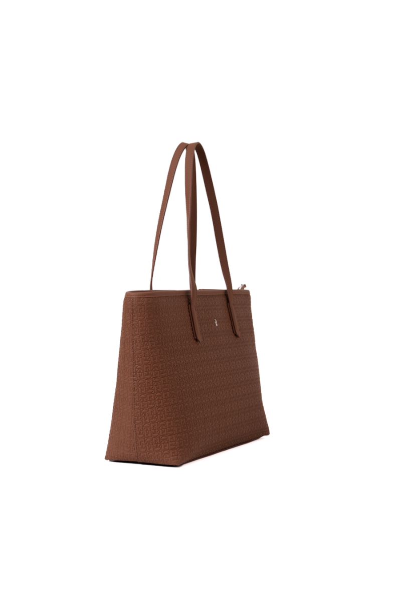 Jiro Tote Bag in Wood Brown