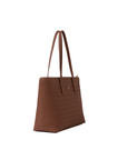 Jiro Tote Bag in Wood Brown