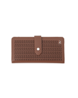 Rimo Long Wallet in Wood Brown