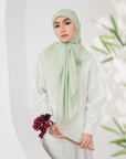Lumina Embossed Scarves in Frosty Green