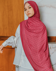 Anora Shawl in Rasberry Pink