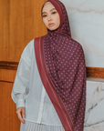 Anora Shawl in Red Pear