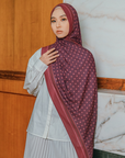 Anora Shawl in Red Pear