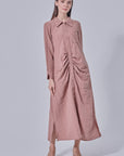 Aulia Long Top Dusty Brown