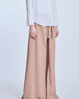 Wrapped Palazzo In Sugar Brown
