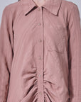 Aulia Long Top Dusty Brown