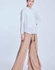 Wrapped Palazzo In Sugar Brown