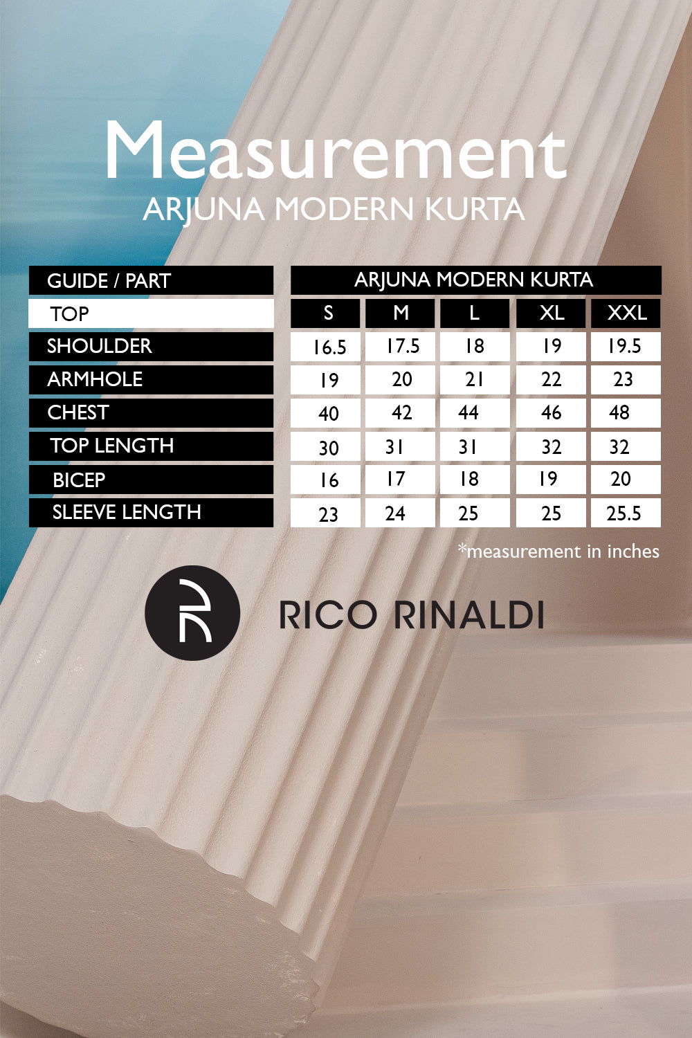 Arjuna Modern Kurta Summeraya in Sky