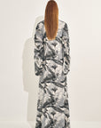 Rico Rinaldi Resort 2020 Dress in Monochrome Grey